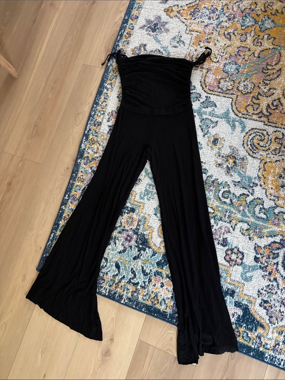 NWOT YFB strapless jersey jumpsuit